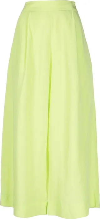 Plain Cropped Trousers
