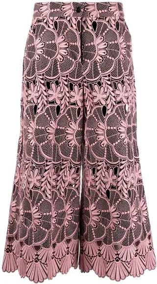 Patterned Culotte Trousers