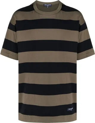 striped cotton T-shirt