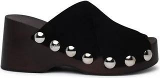 Ganni Stud Detailed Clogs