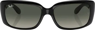 Rectangle-Frame Gradient Lens Sunglasses