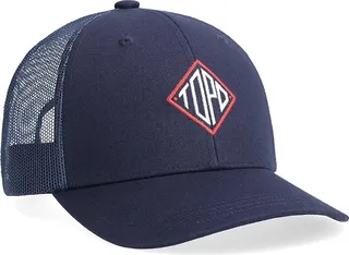 Topo Designs Trucker Hat - Diamond (Navy) Caps