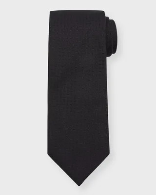Men's Tonal Jacquard Silk Tie
