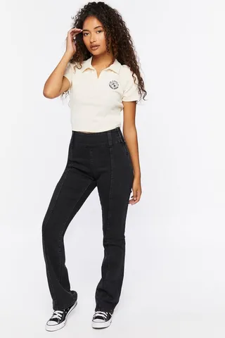 Bootcut Mid-Rise Jeans