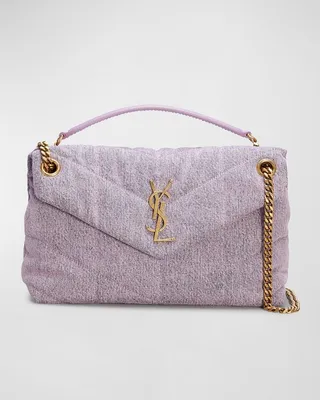Puffer Small Quilt Denim Shoulder Bag