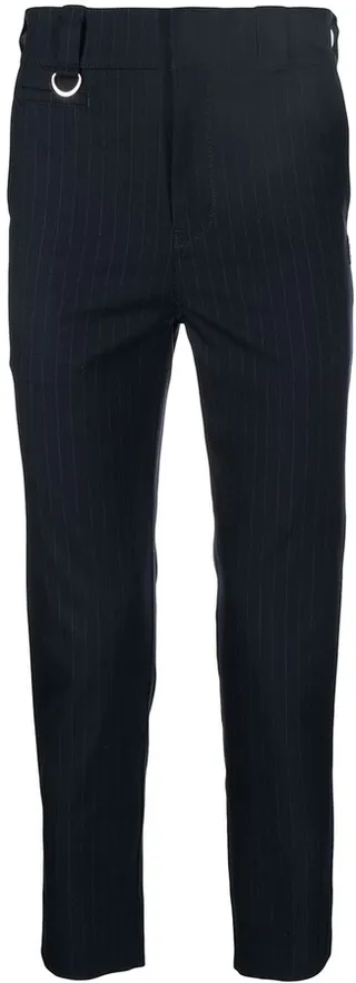 Pinstripe Cropped Trousers