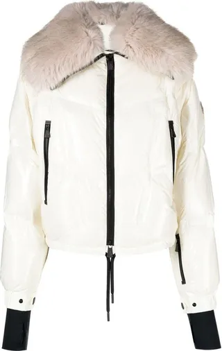Faux-Fur Trim Puffer Jacket