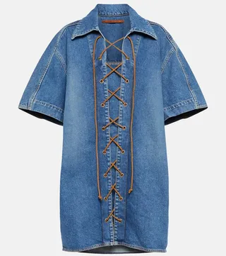 Amos denim minidress