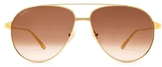 Cartier Aviator Frame Sunglasses