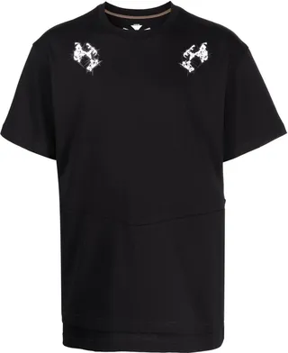 logo-print cotton T-shirt