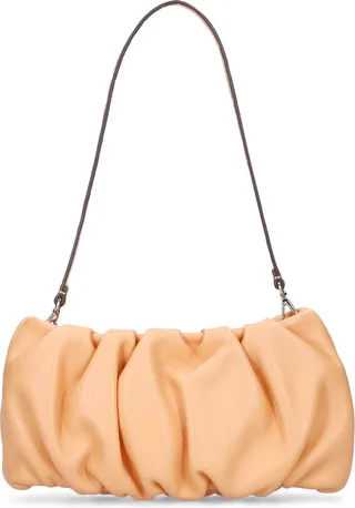Bean leather shoulder bag