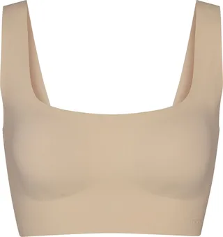 Naked Scoop Longline Bra | Sand