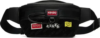 Kenzo Black Kenzo Paris Velcro Belt Bag