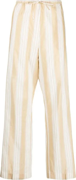 Stripe-Print Drawstring Trousers