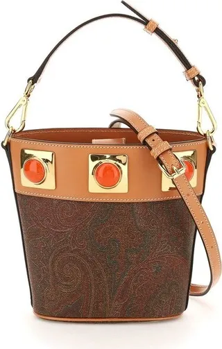Etro Paisley Printed Bucket Bag