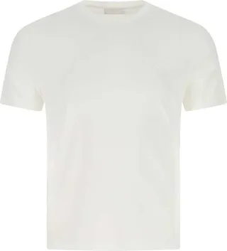 Prada Logo Embroidered Crewneck T-Shirt