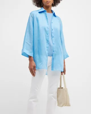 Oversized Button-Down Shirt