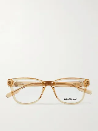 Square-Frame Acetate Optical Glasses