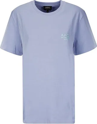 A.P.C. Logo Embroidered Crewneck T-Shirt