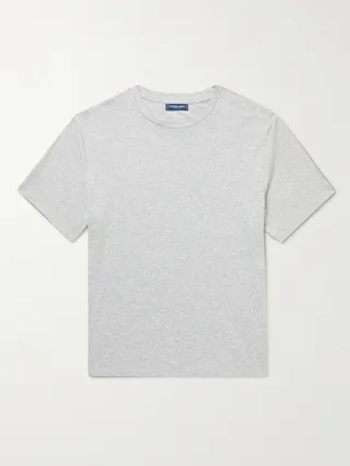 Cotton and Linen-Blend Jersey T-Shirt