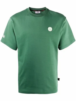 logo-patch cotton T-shirt