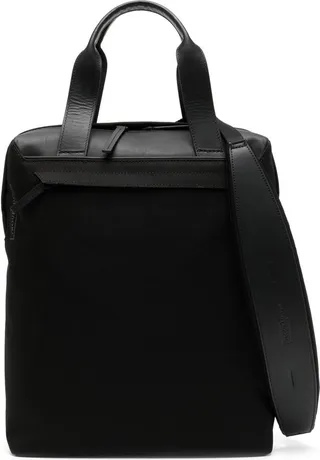 Logo-Print Zip-Up Tote Bag
