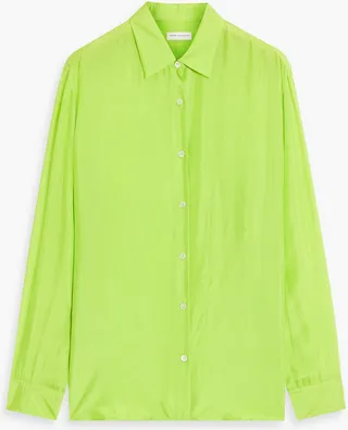 Silk crepe de chine shirt