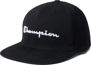 Champion Snapback Script Hat (Black) Caps