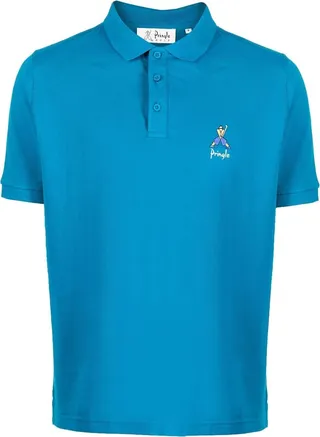 Geometric George Golf polo shirt