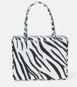 Gilda Super Mini embellished satin tote