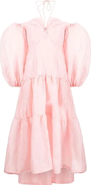 Puff Sleeve Midi Dress