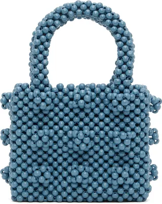 Shrimps Blue Mini Antonia Bag