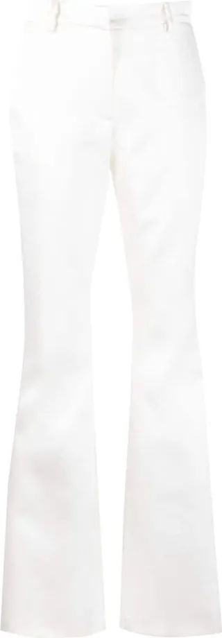 High-Waist Straight-Leg Trousers