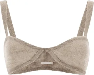 Khaite Eda Knitted Bralette