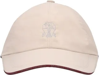 Embroidered logo baseball hat