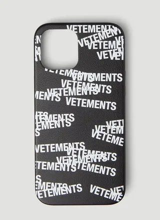 Vetements Logo Stamped iPhone 12 Pro Max Case