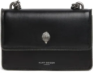 Shoreditch Small Leather & Genuine Calf Hair Shoulder Bag