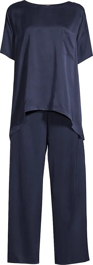 Washable Silk 2-Piece Pajama Set