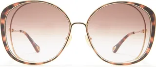 62mm Round Sunglasses