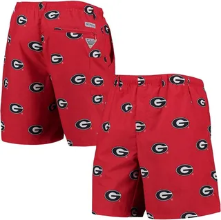 Men's Red Georgia Bulldogs Backcast Ii Omni-Shade Hybrid Shorts