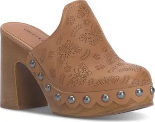 Lucky Brand Women's Immia High Heel Clogs Women's Shoes