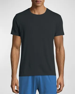 Men's Marl Crewneck Short-Sleeve Knit Tee