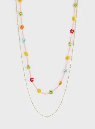 Beaded Layered Necklace