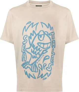 logo-print cotton T-shirt
