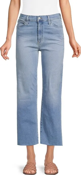 High-Rise Cropped Wide-Leg Pants