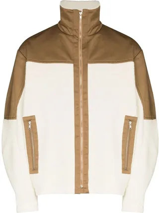 Colour-Block Bomber Jacket