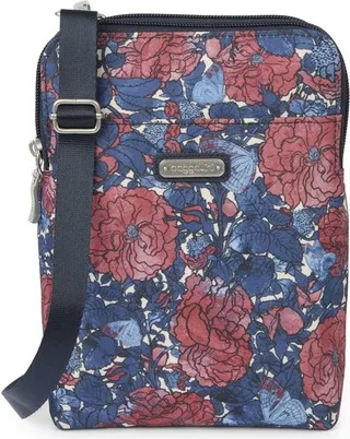 Baggallini Take Two Large RFID Bryant Crossbody - Blue