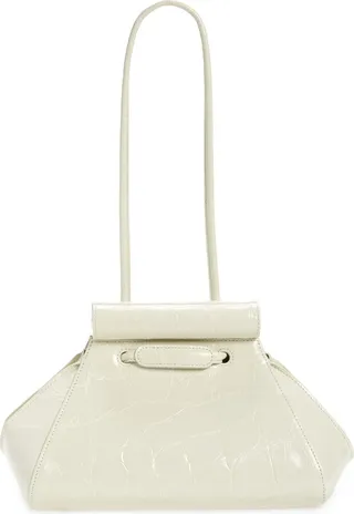 Any Croc Embossed Leather Frame Bag