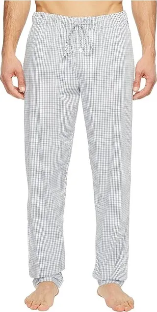 Hanro Night and Day Woven Lounge Pants (Shaded Check) Men's Pajama