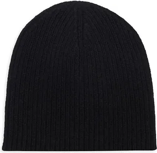 Ribbed Cashmere Beanie